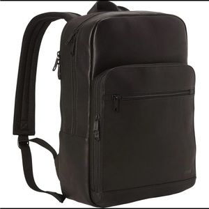 Slim Colombian Leather Laptop Backpack